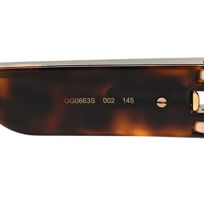 Gucci Acetate Aviator Sunglasses GG0663S Havana 6 of 7