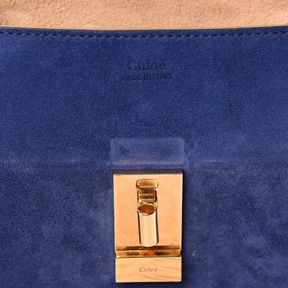 Chloe Lambskin Suede Mini Drew Shoulder Bag Dark Velvet 6 of 12