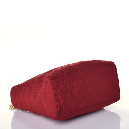 Christian Dior Nylon Cannage Medium Lady Dior Red 4 of 8