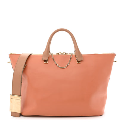 Chloe Smooth Calfskin Large Baylee Tote Beige Pink 1 of 10