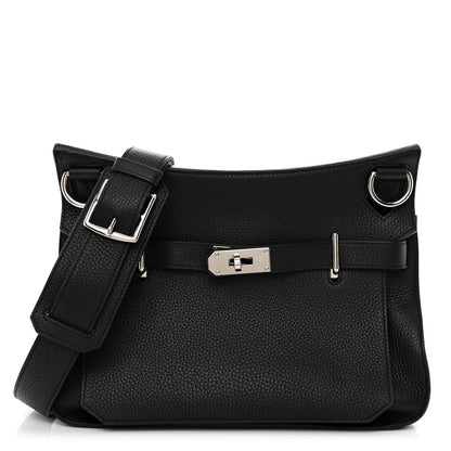 Hermes Taurillon Clemence Jypsiere 31 Black 1 of 9