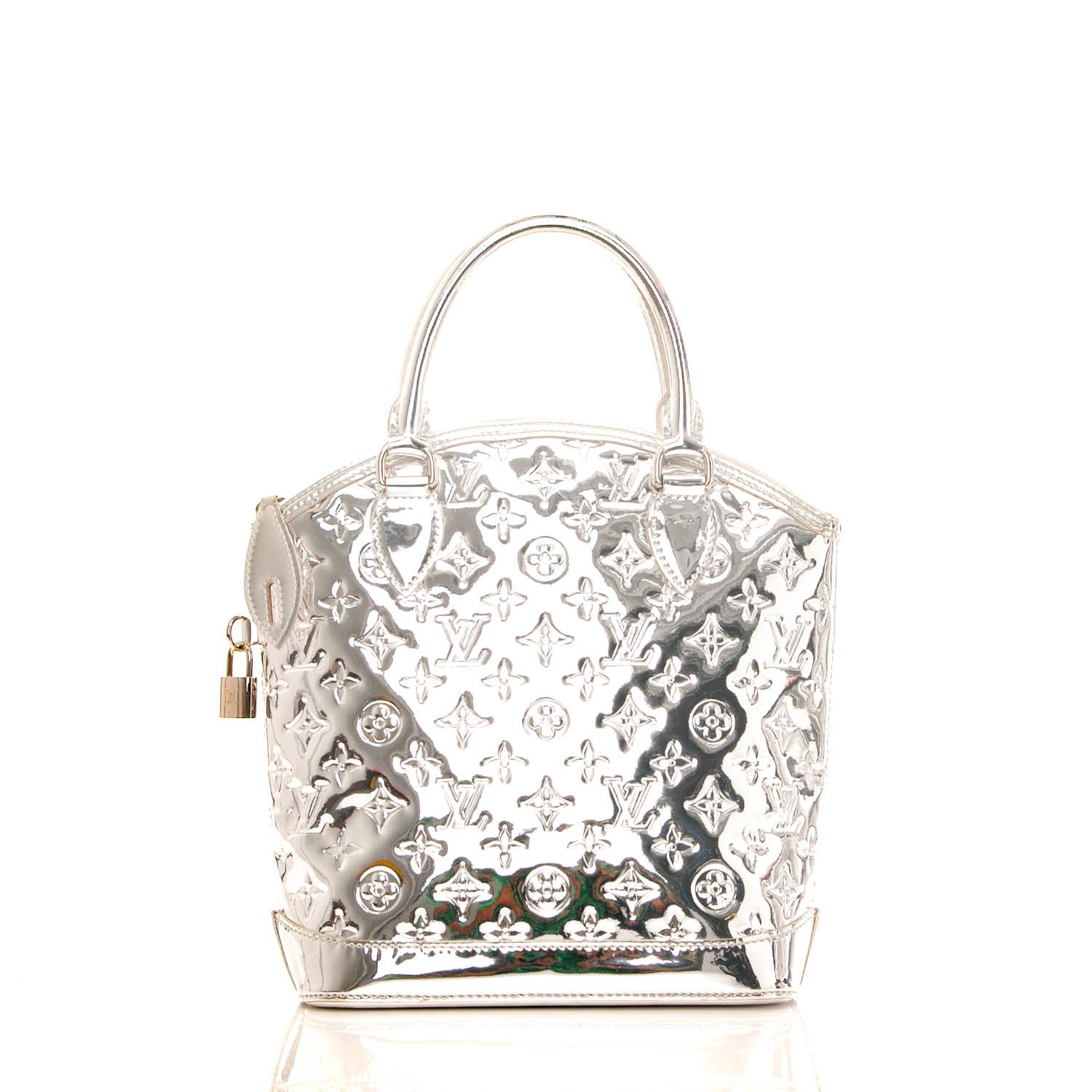 Louis Vuitton Monogram Miroir Lockit Silver 1 of 12
