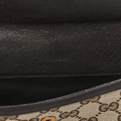 Gucci Monogram Interlocking GG Continental Wallet Dark Brown 11 of 14