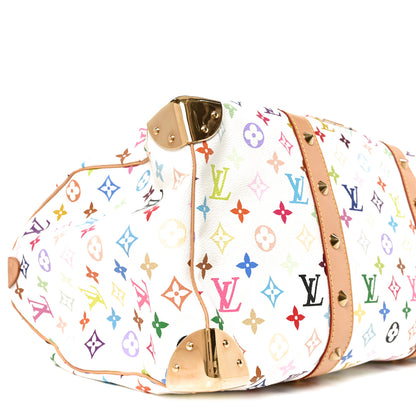 Louis Vuitton Monogram Multicolor Keepall 45 White 8 of 9