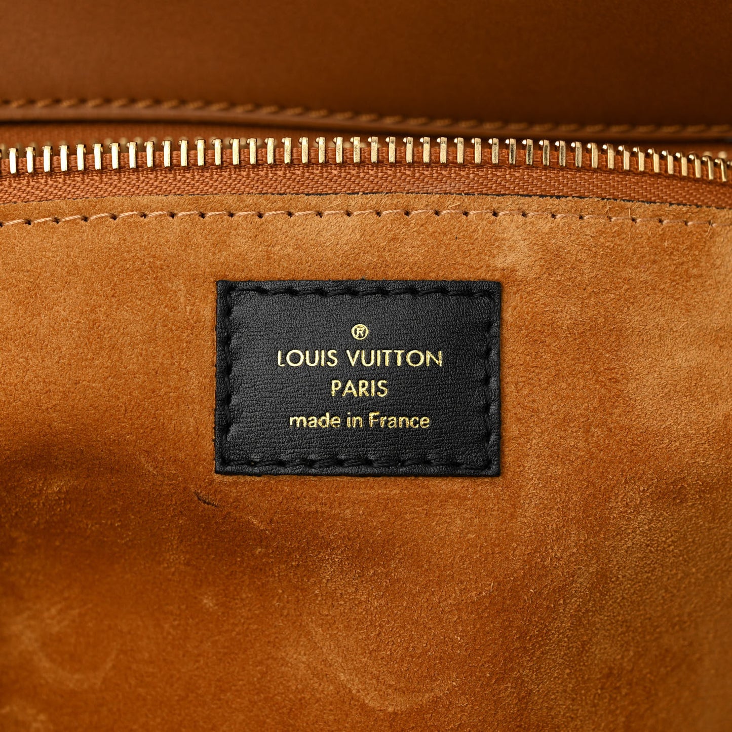 Monogram Cuir Orfevre Tote W PM Noisette