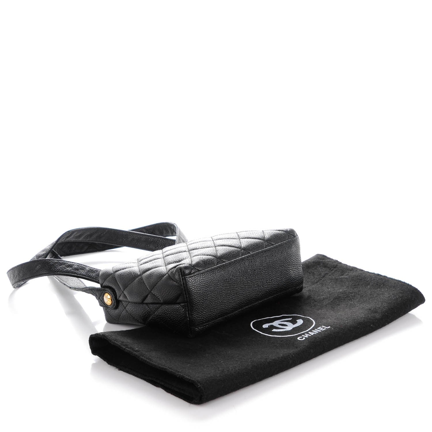 Chanel Caviar Quilted Shoulder Bag Black 4 of 11