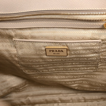 Prada Saffiano Lux Extra Large Galleria Double Zip Tote Pomice 6 of 13