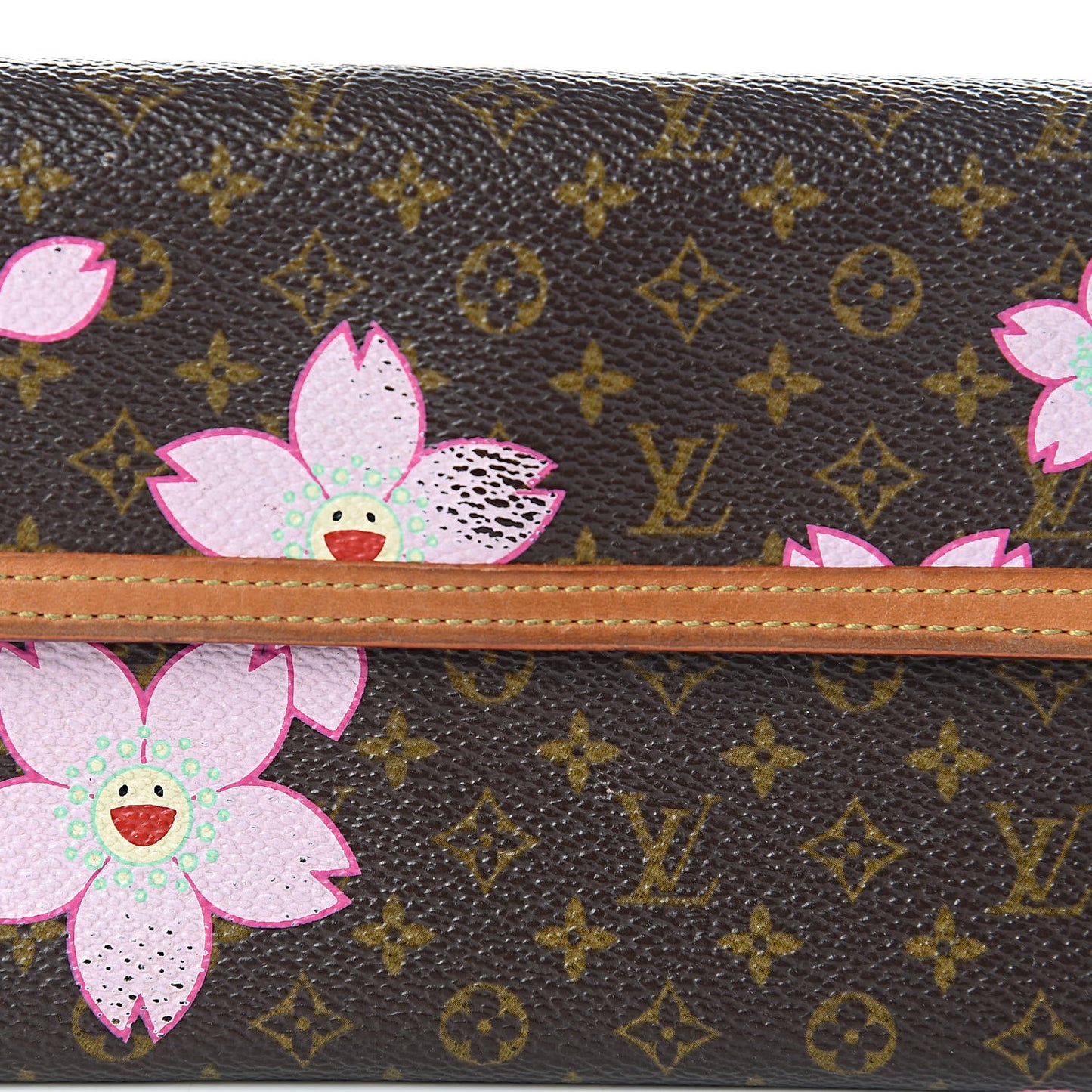 Monogram Cherry Blossom Porte Tresor International Wallet Brown