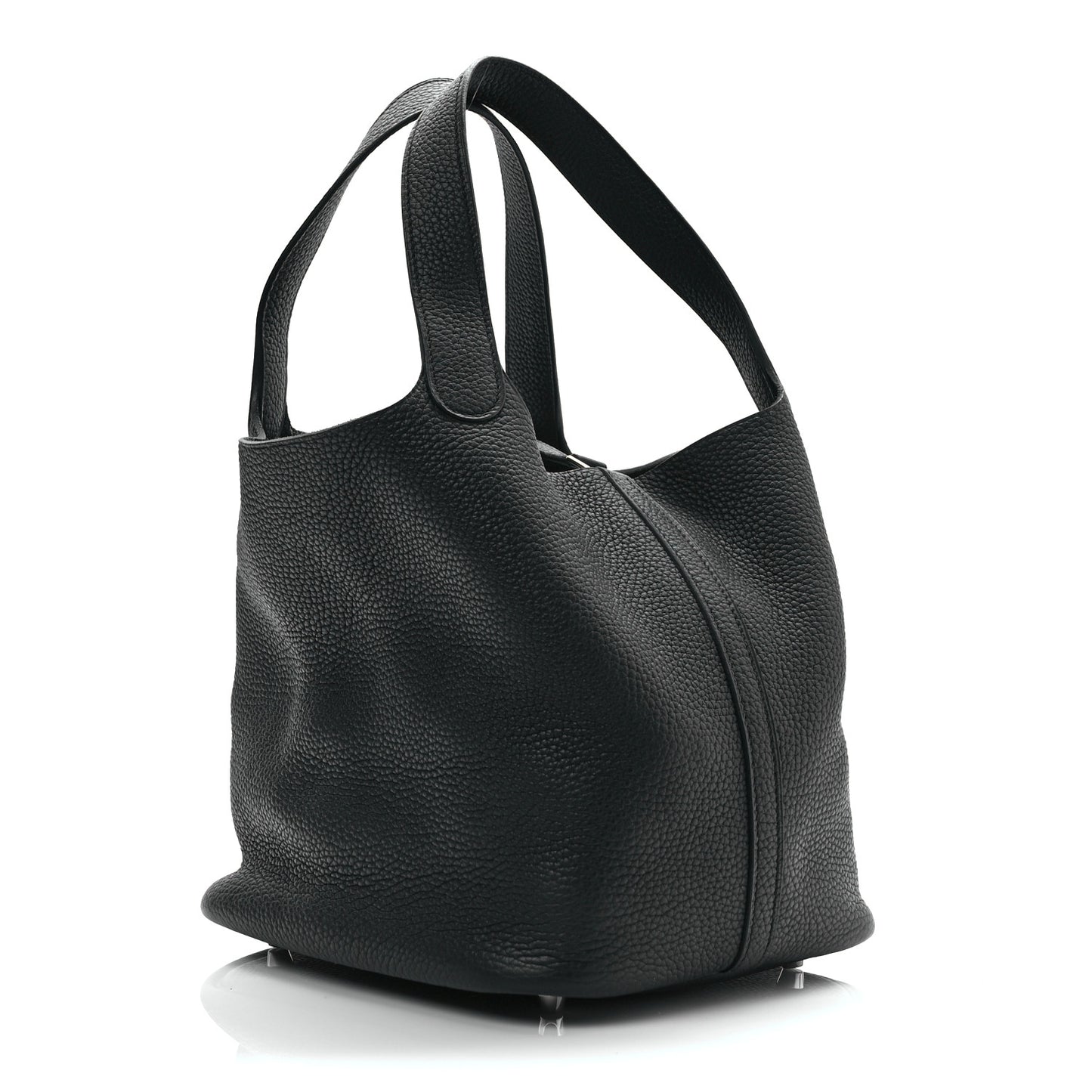 Taurillon Clemence Picotin Lock 22 MM Black