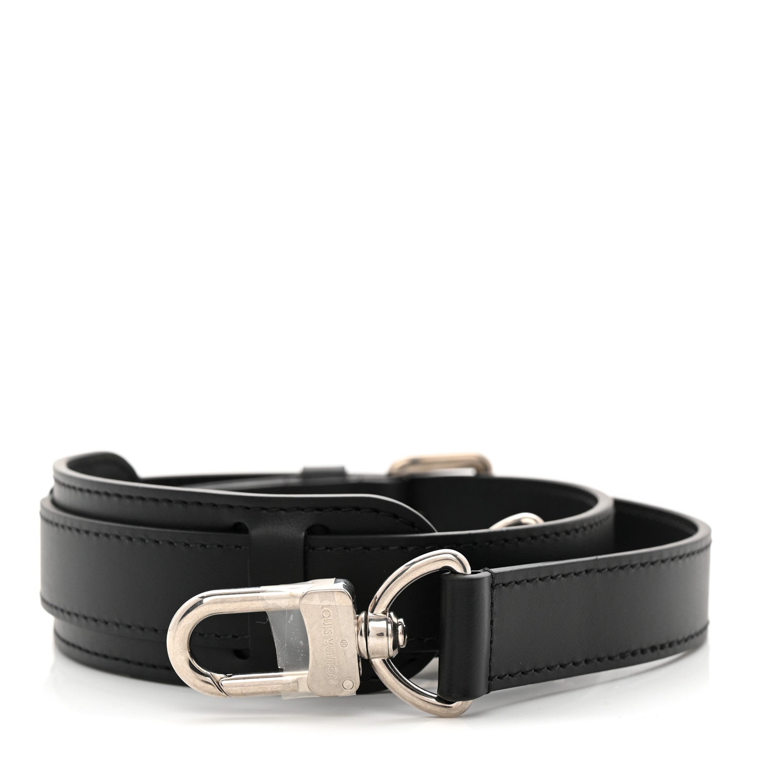 Louis Vuitton Calfskin Adjustable Keepall Bandouliere Shoulder Strap Black 1 of 3