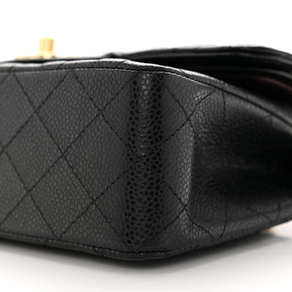 Chanel Caviar Quilted Small Double Flap Black 10 of 11