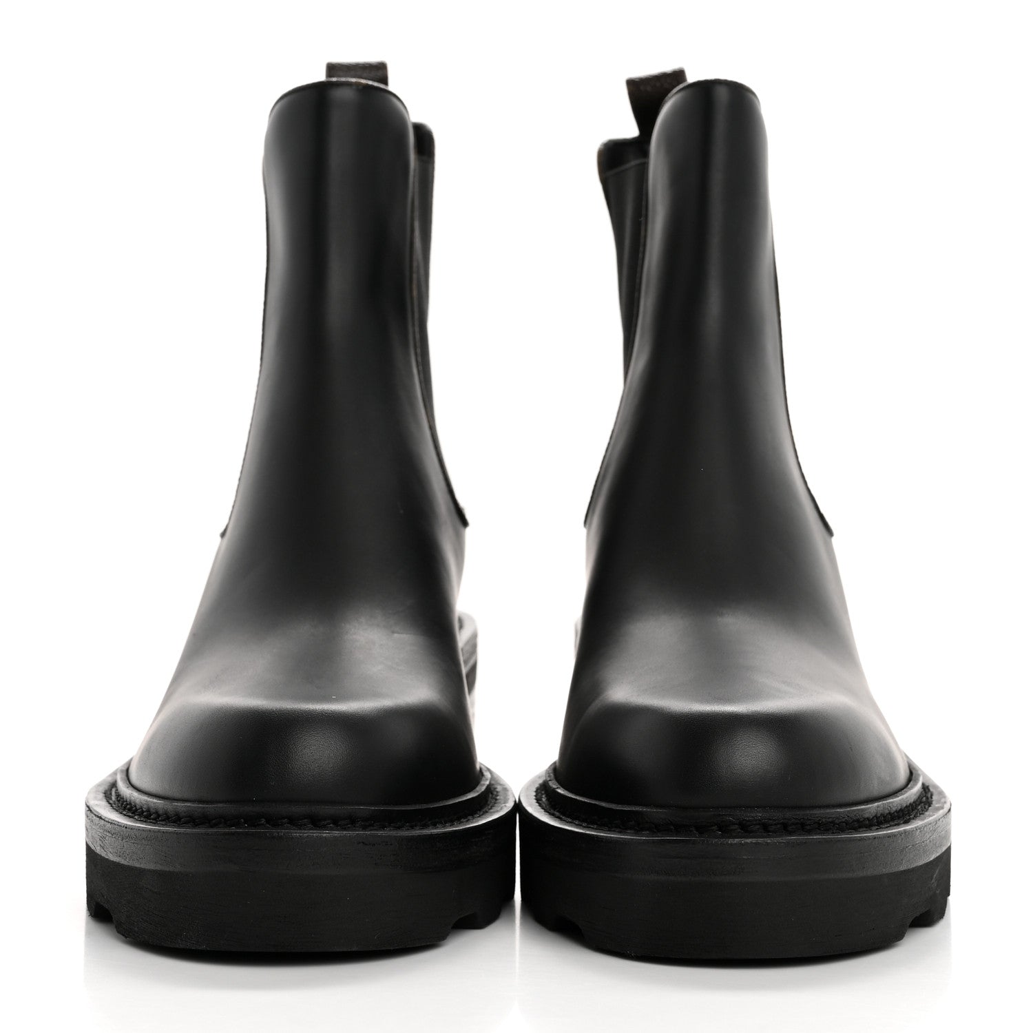 Louis Vuitton Calfskin Monogram Beaubourg Ankle Boots 39 Black 3 of 13