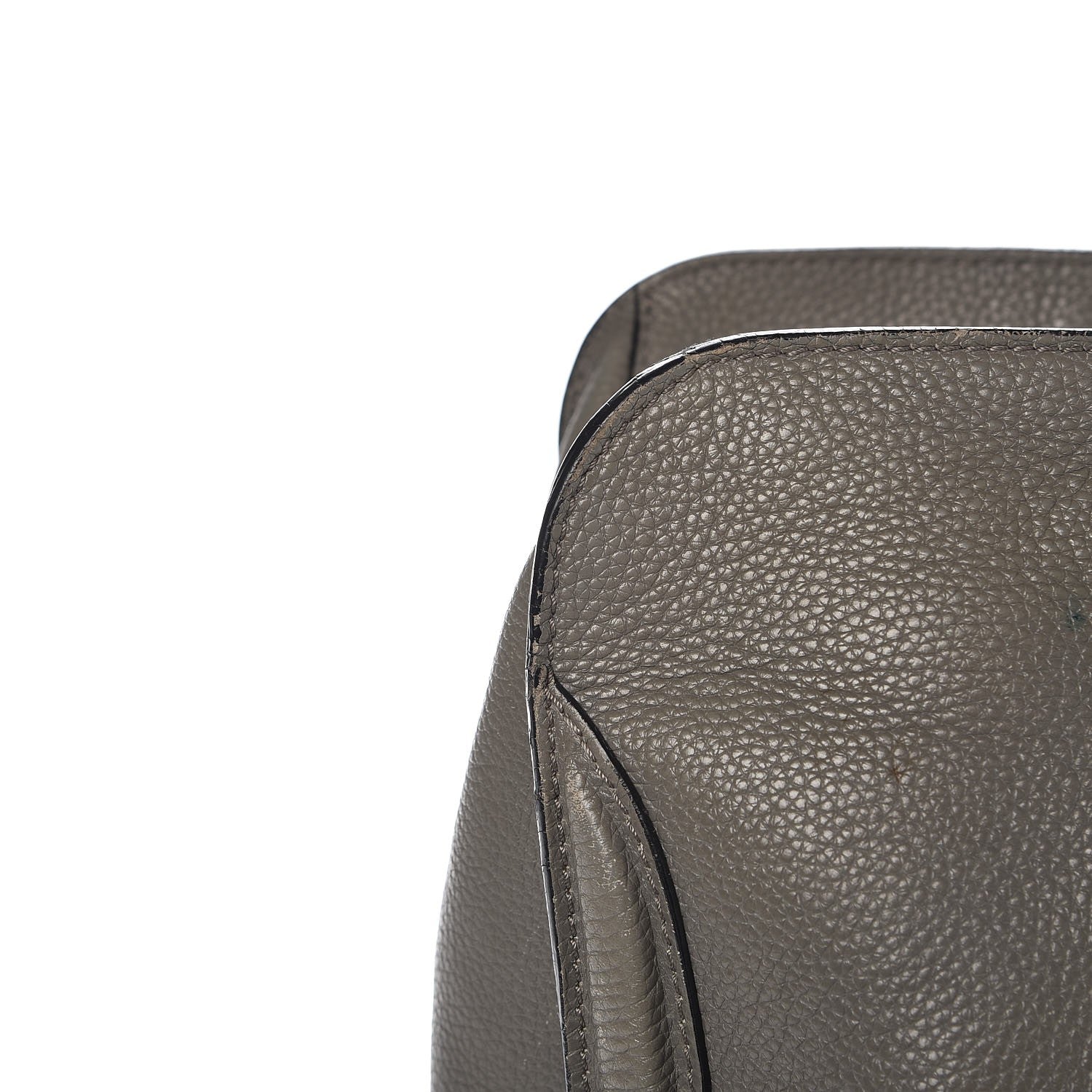Alexander McQueen Pebbled Calfskin Large Skull Padlock Zip Around Tote Dark Grey 16 of 28