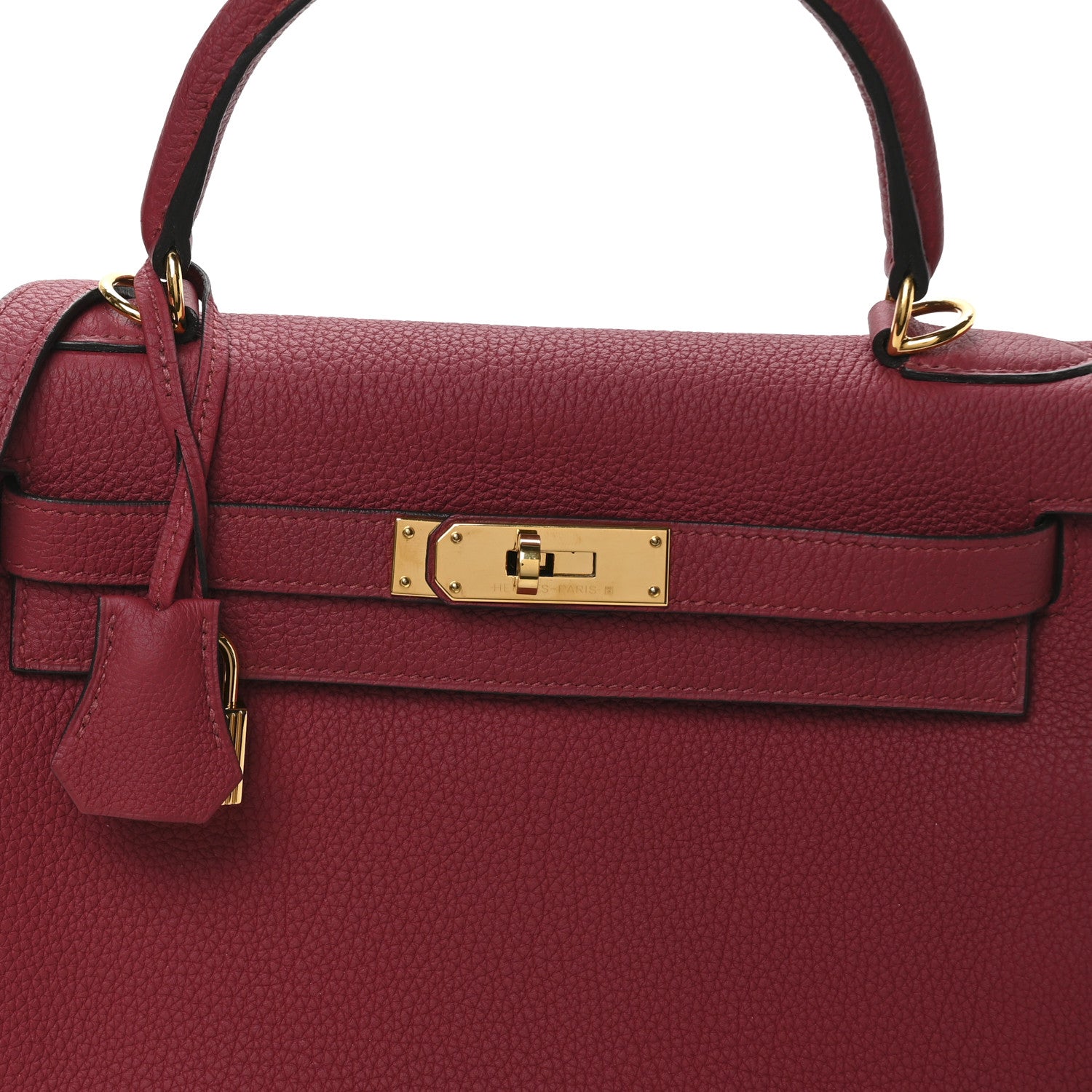 Hermes Togo Kelly Retourne 28 Rouge Grenat 8 of 11