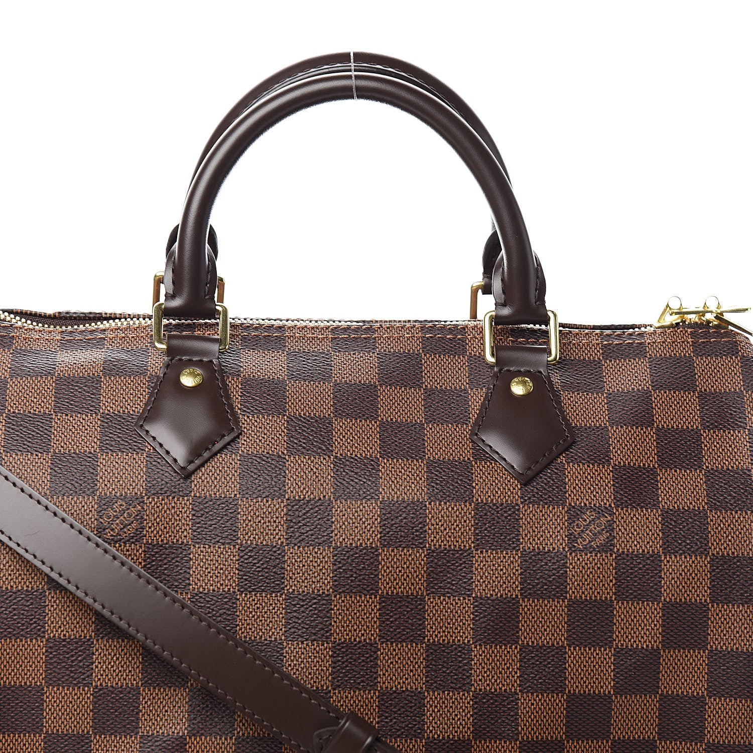 Louis Vuitton Damier Ebene Speedy Bandouliere 30 10 of 10