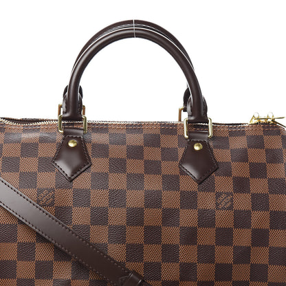 Louis Vuitton Damier Ebene Speedy Bandouliere 30 10 of 10