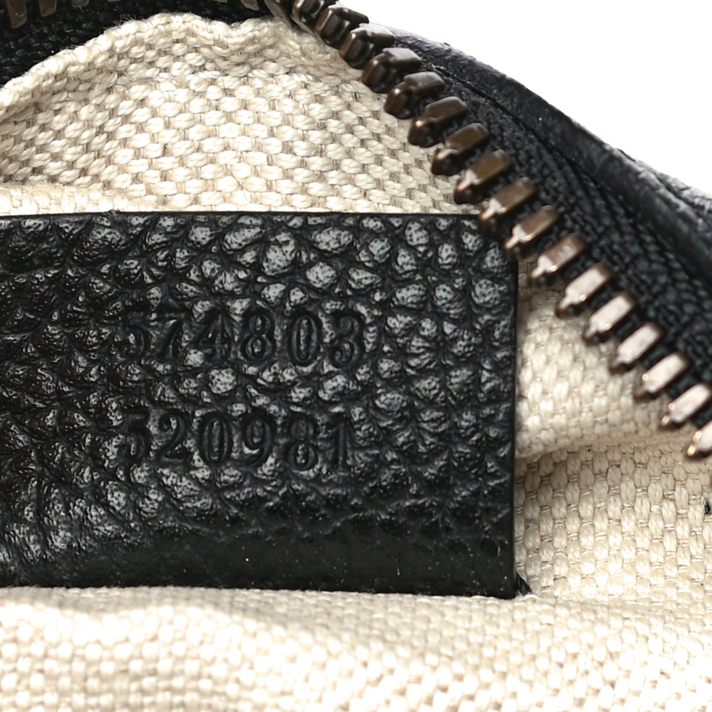 Grained Calfskin Mini Logo Messenger Bag Black