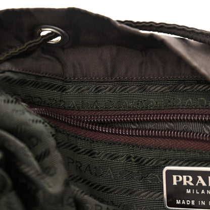 Prada Tessuto Nylon Vela Small Backpack Brown 10 of 10