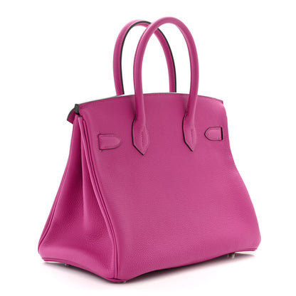 Hermes Togo Birkin 30 Rose Pourpre 3 of 11