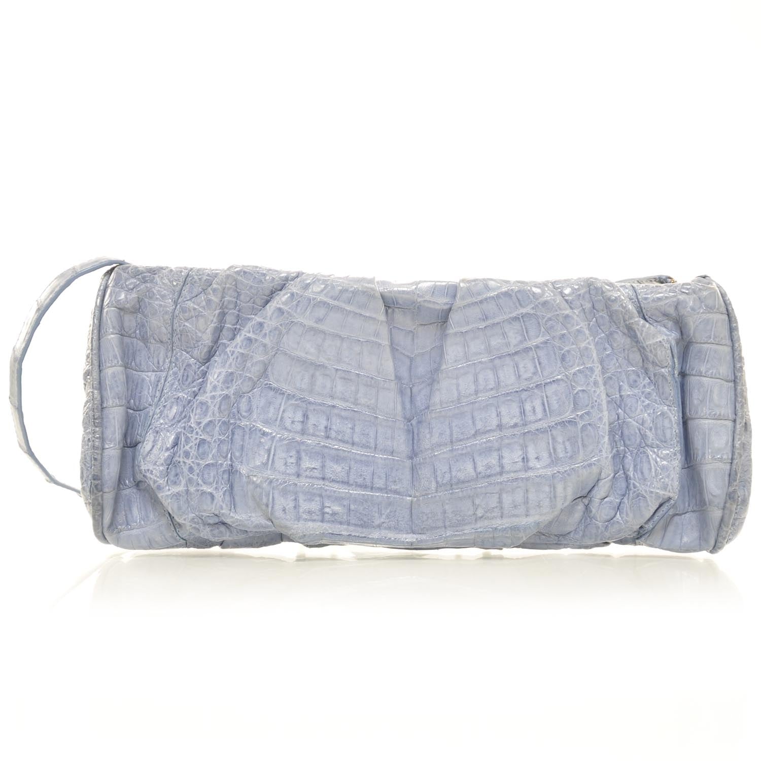 Nancy Gonzalez Crocodile Shoulder Bag Blue 1 of 7