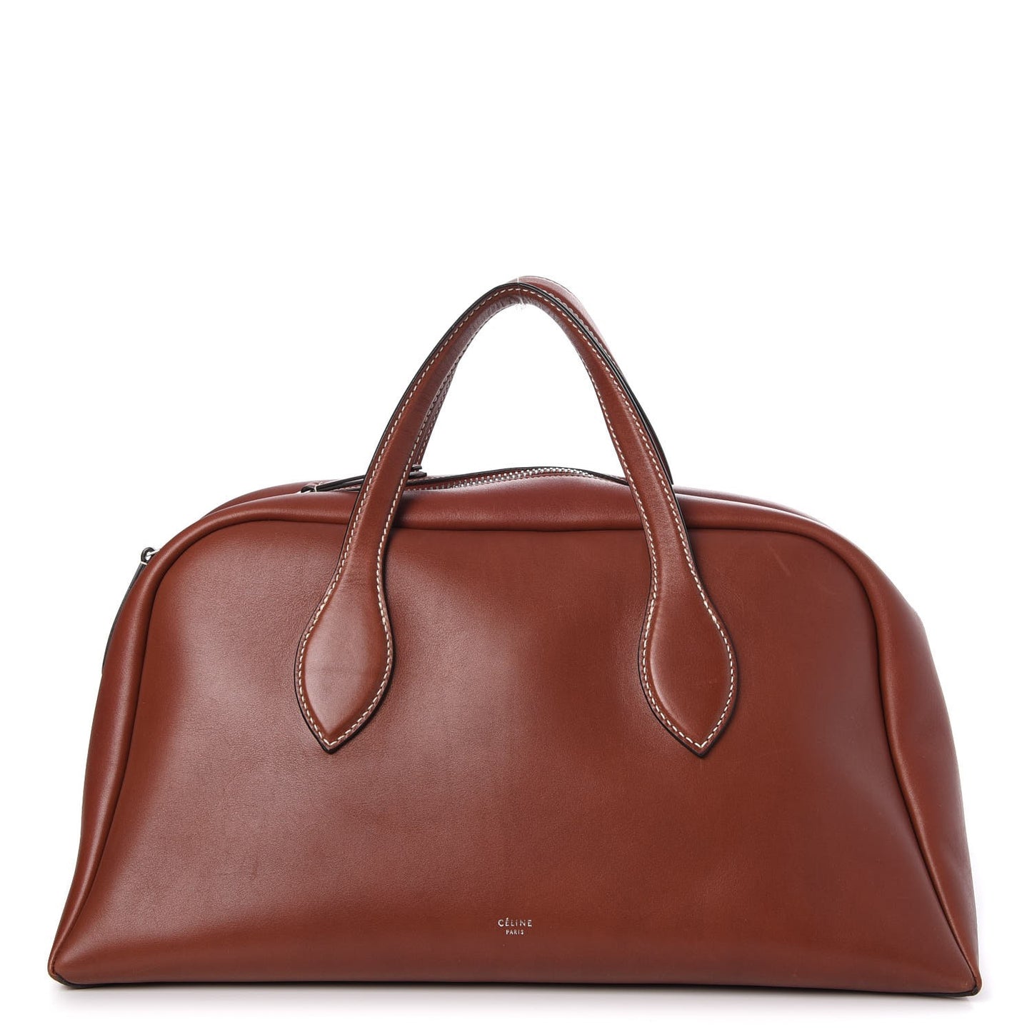 Natural Calfskin Bowling Bag Teck