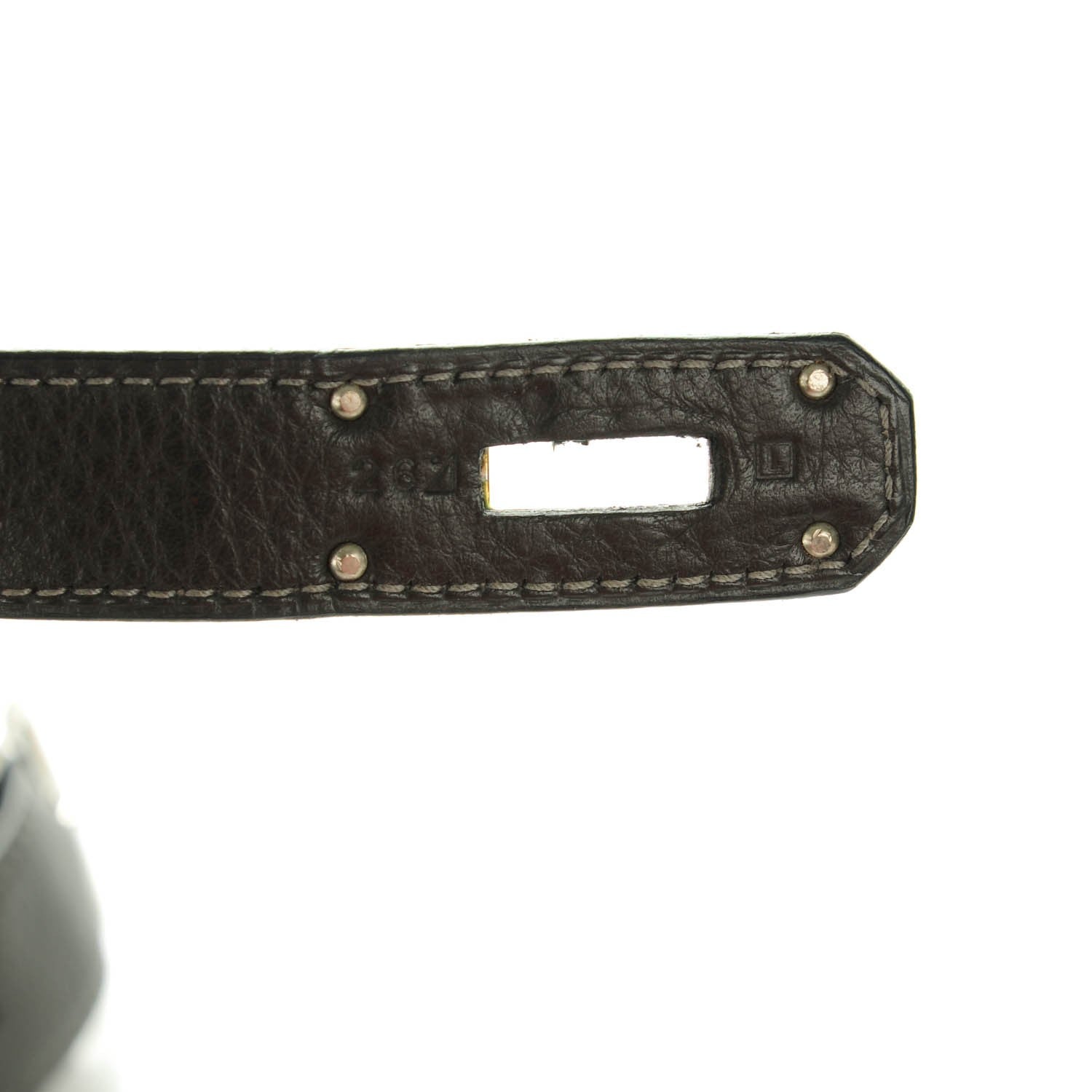 Hermes Taurillon Clemence Jypsiere 37 Graphite 9 of 17
