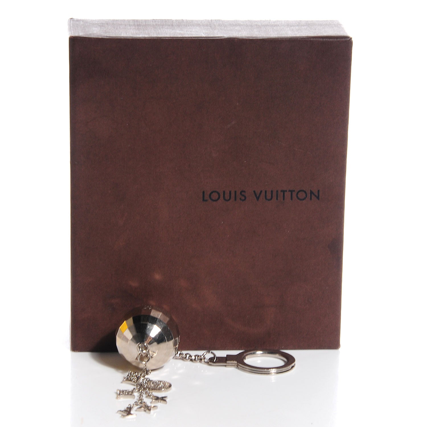 Louis Vuitton Disco Ball Key Ring Silver 3 of 3