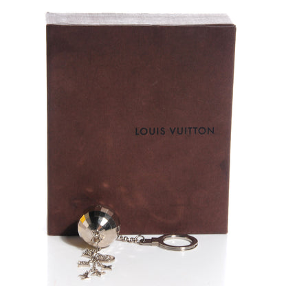 Louis Vuitton Disco Ball Key Ring Silver 3 of 3