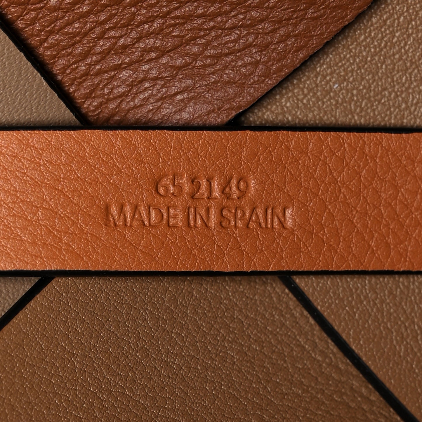 Calfskin Small Woven Basket Surplus Bag Hazelnut Camel