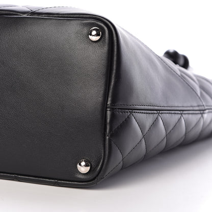 Chanel Calfskin Quilted Medium Cambon Tote Black 10 of 11