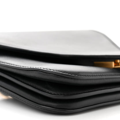 Bottega Veneta BOTTEGA VENETA Calfskin Mount Envelope Bag Black 8 of 9