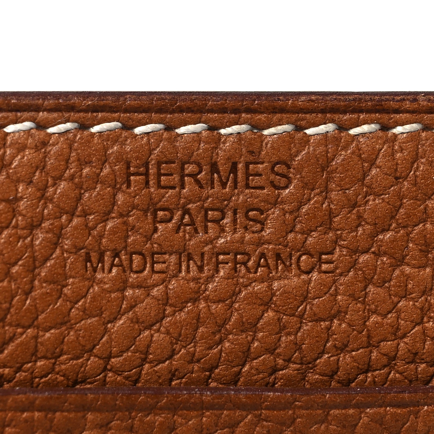 Hermes Barenia Faubourg City 3CC Card Holder Fauve 6 of 10