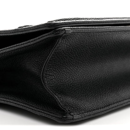 Christian Dior Grained Calfskin Medium Diorama Flap Bag Black 9 of 12
