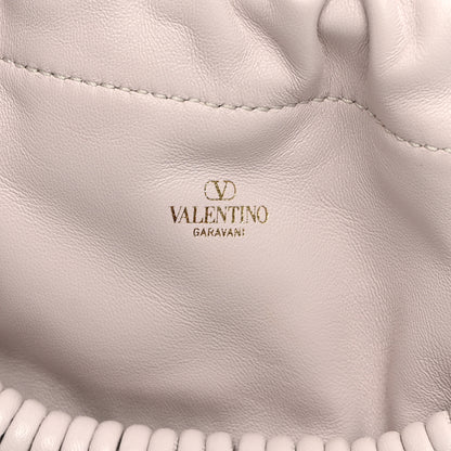 Valentino Garavani Lambskin Vlogo Macrame Tote Lilac Ash 6 of 9
