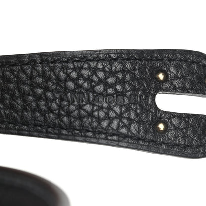 Hermes Taurillon Clemence Lindy 30 Black 7 of 10