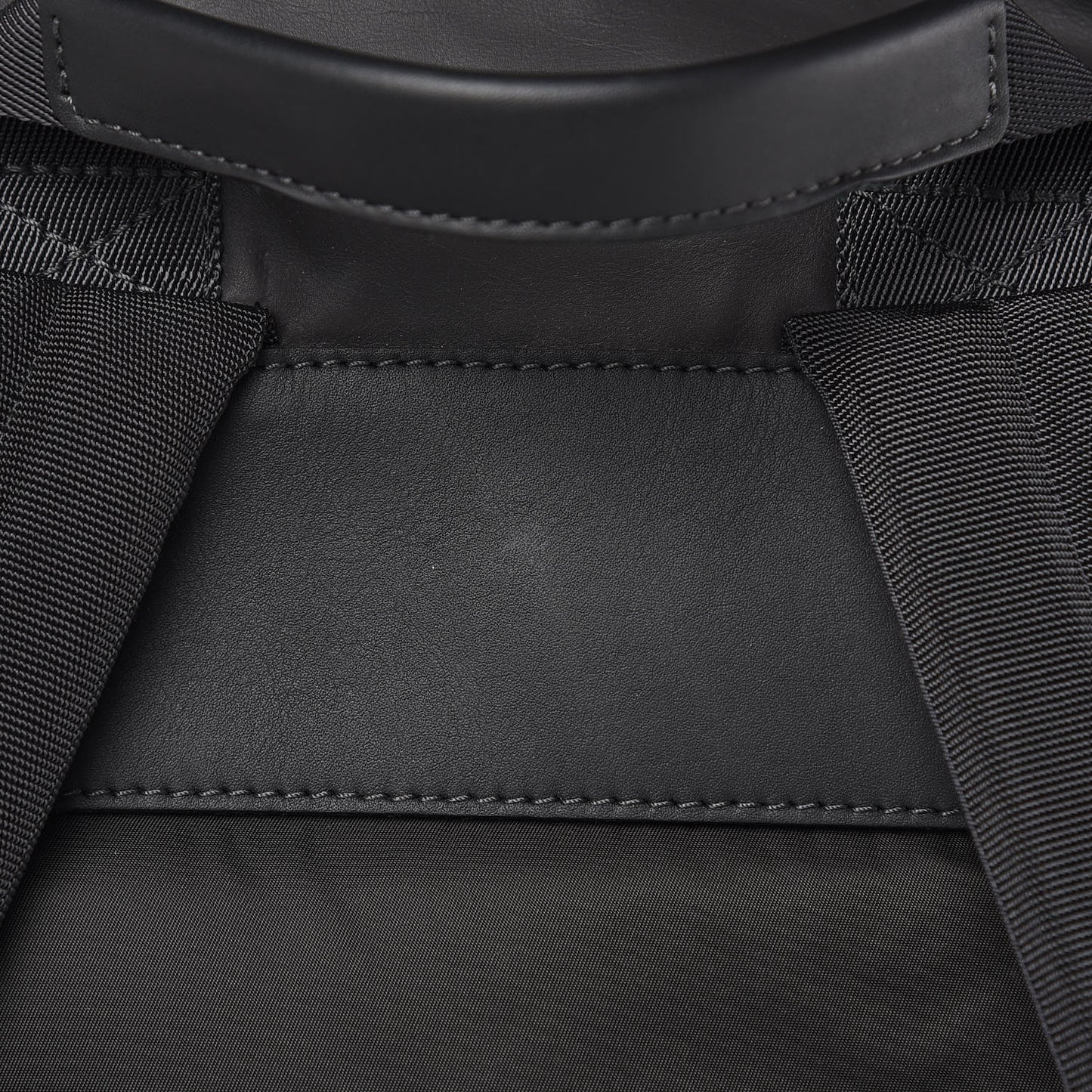 Calfskin Nylon V Line Pulse Backpack Asphalt