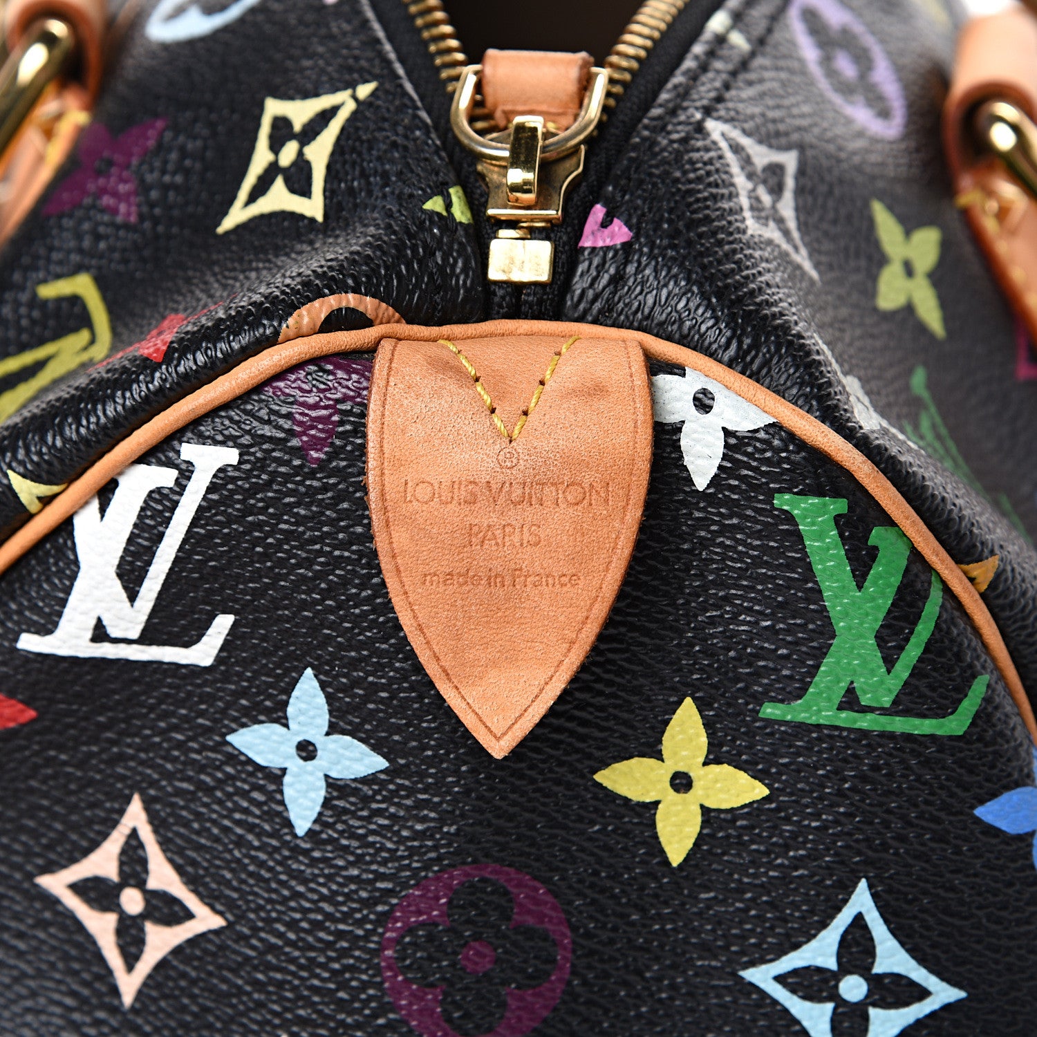 Louis Vuitton Monogram Multicolor Speedy 30 Black 5 of 20