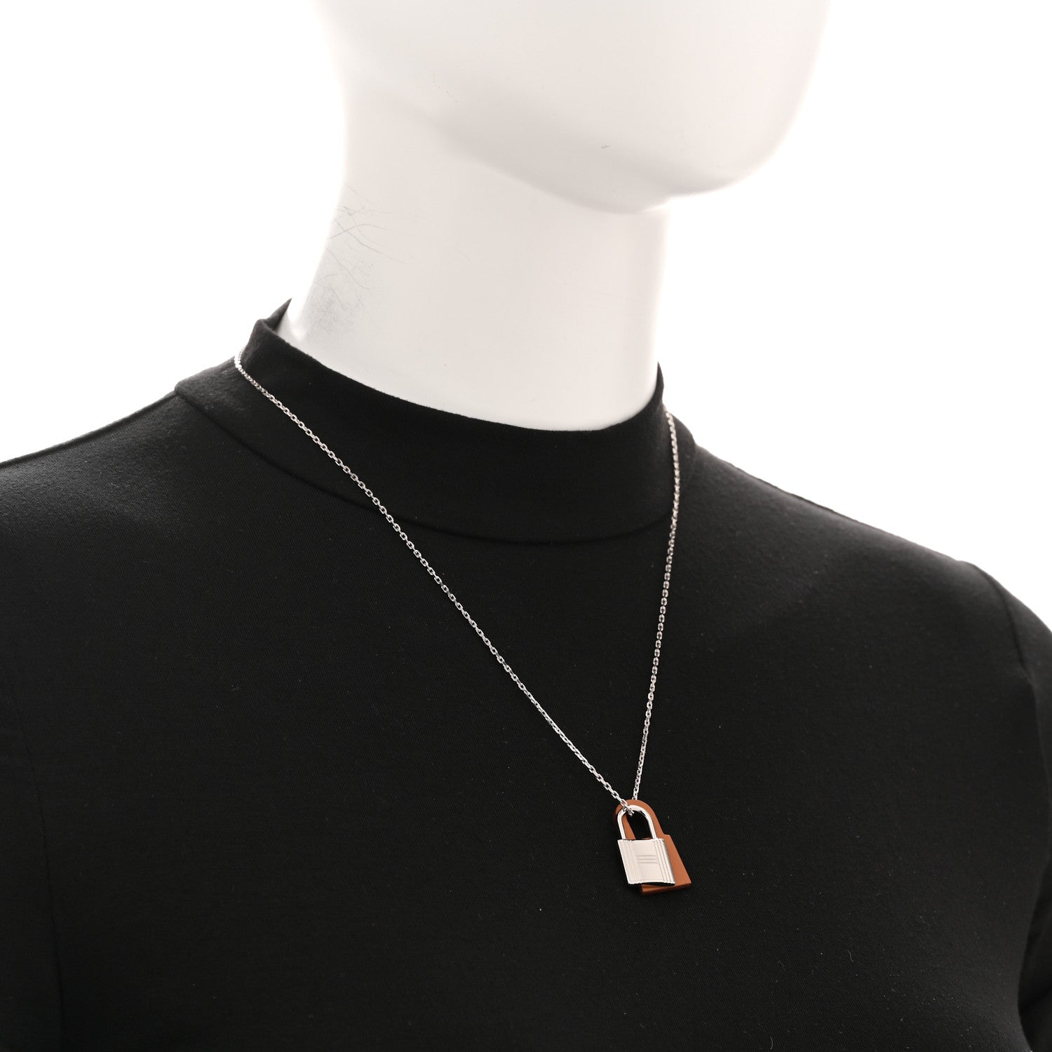 Hermes Swift O'Kelly Pendant Necklace Gold 2 of 8
