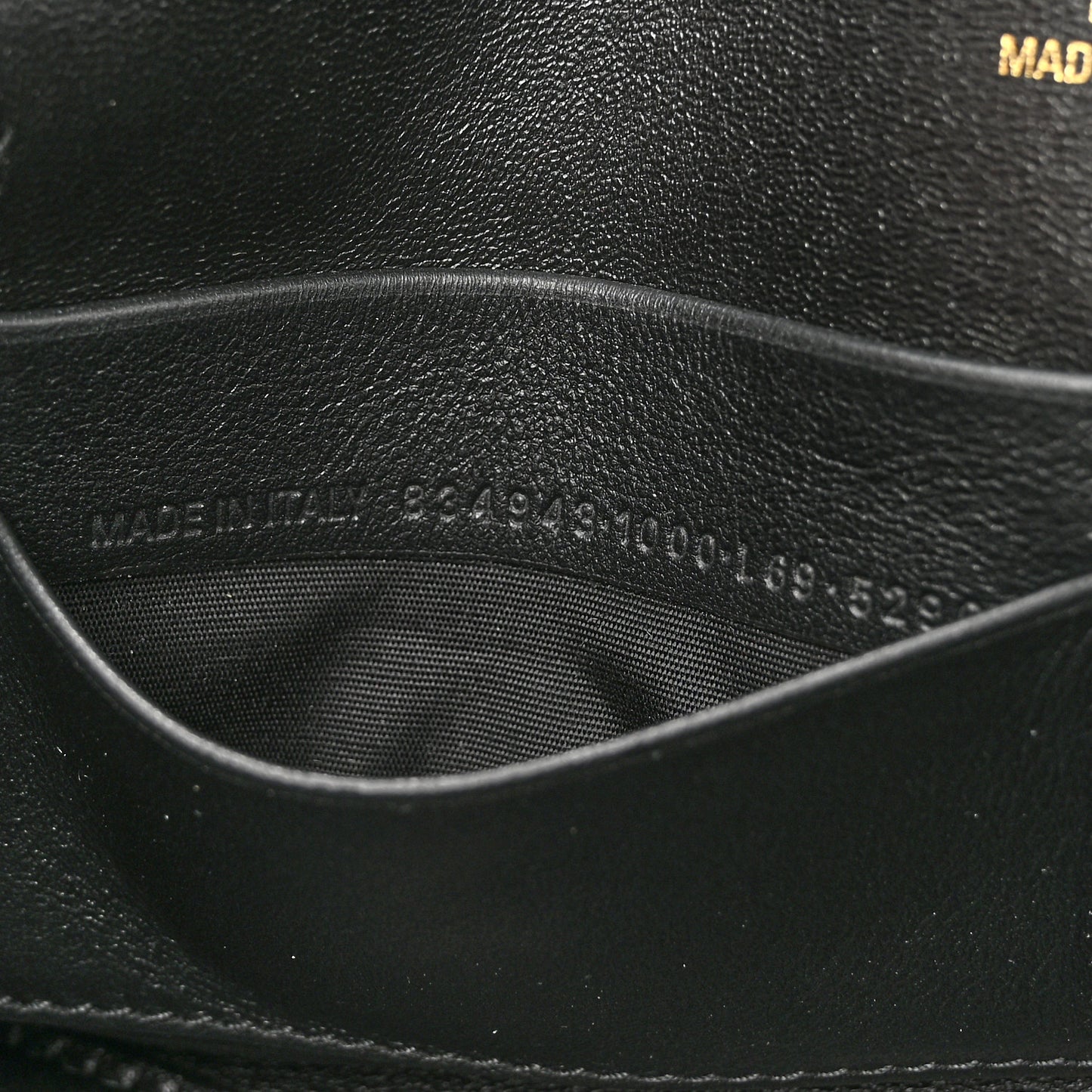 Smooth Calfskin Small Bel Air Clutch On Strap Black