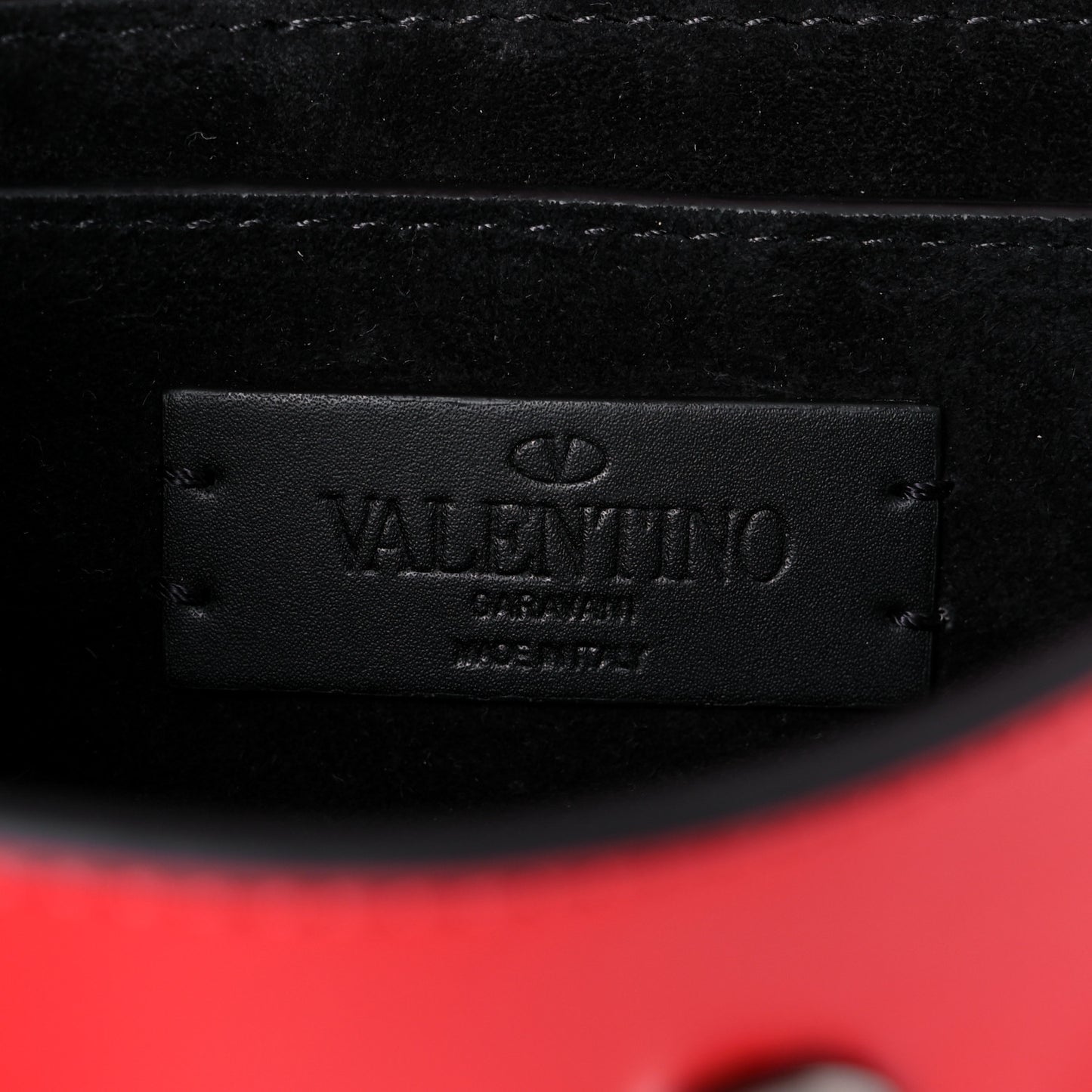 Calfskin Mini Supervee Belt Bag Rouge Pur