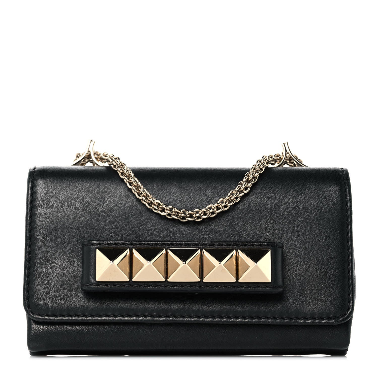 Valentino Garavani Nappa Mini Va Va Voom Shoulder Bag Black 1 of 8