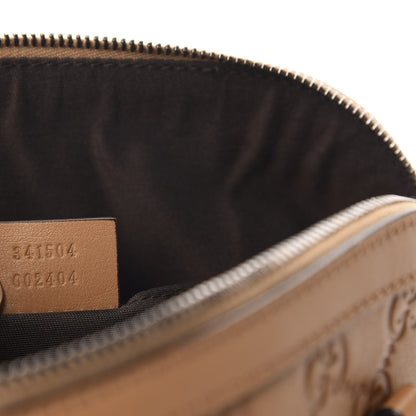Gucci Guccissima Mini Dome Bag Whiskey 8 of 10