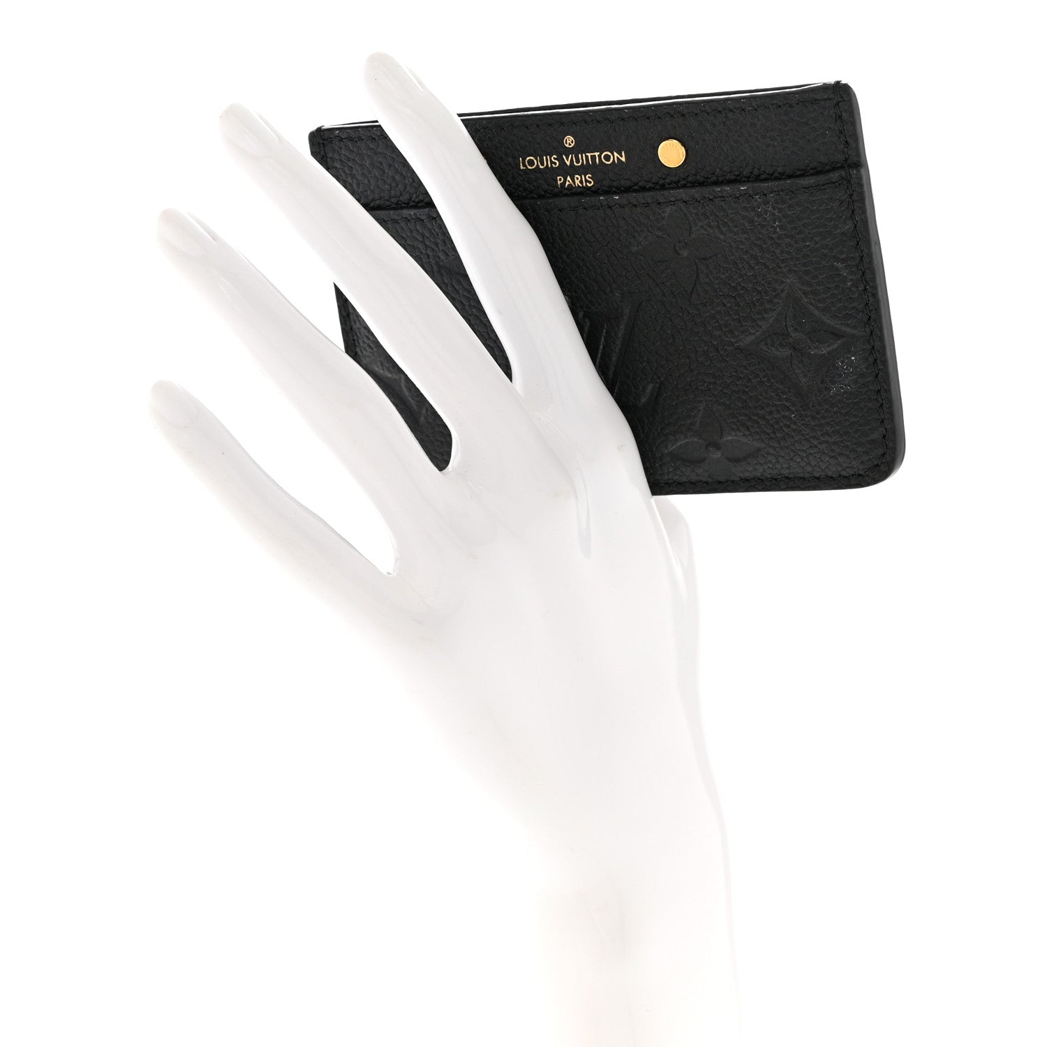 Louis Vuitton Empreinte Card Holder Black 2 of 7