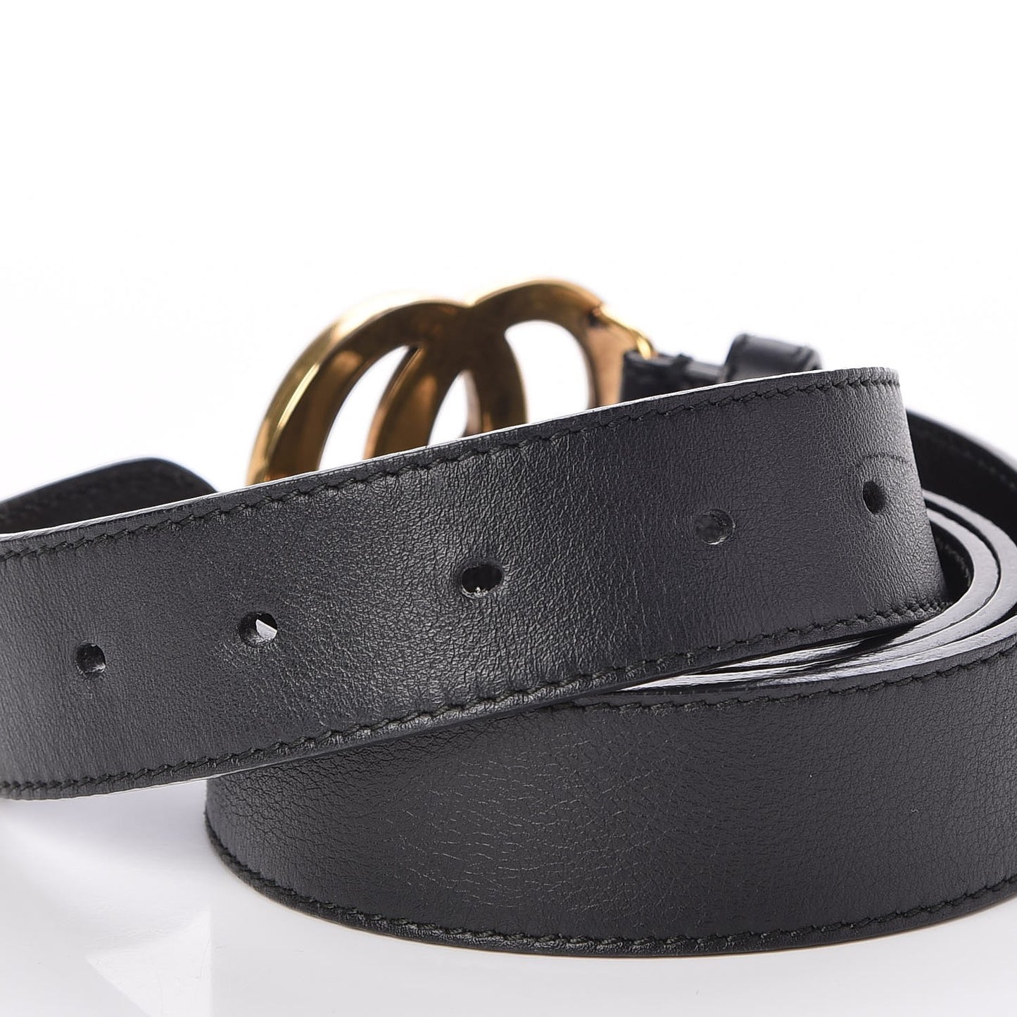 Calfskin Double G 30mm Belt 100 40 Black