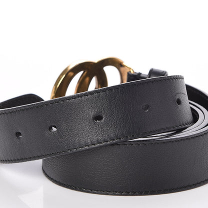 Gucci Calfskin Double G 30mm Belt 100 40 Black 5 of 5