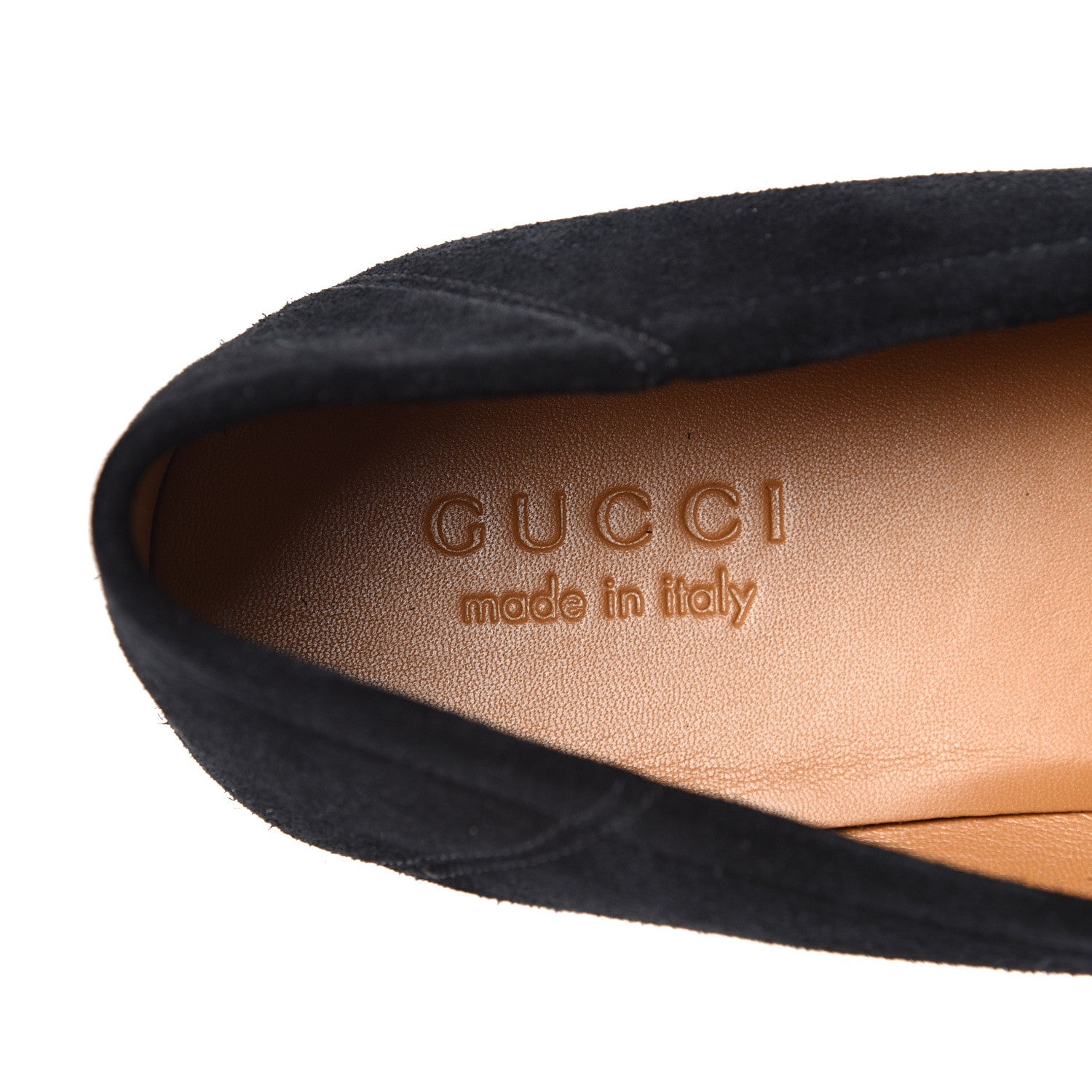 Gucci Suede Web Mens Horsebit Loafers 7 Navy 7 of 9