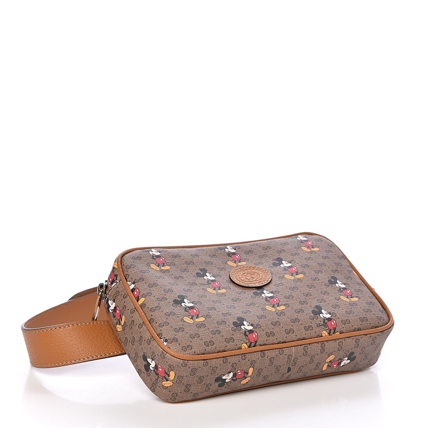 X DISNEY Mini Vintage GG Supreme Monogram Mickey Mouse Small Belt Bag 90 36 Beige Vintage Sun Oil