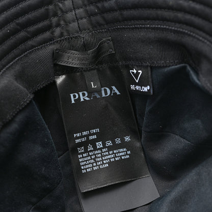 Prada Crystal Tessuto Bucket Hat L Black Acciaio 8 of 8