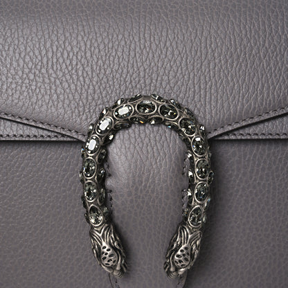 Gucci Pebbled Calfskin Small Dionysus Shoulder Bag Dusty Grey 9 of 13