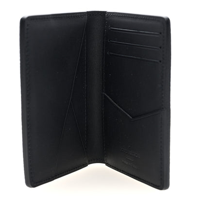 Louis Vuitton Millesime Calfskin Monogram Pocket Organizer Black 5 of 6